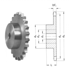 Звездочка цепи ПР-15,875-23 Z=32 d=38