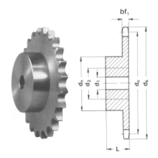 Звездочка цепи ПР-19,05-31,8 z=20 d=20